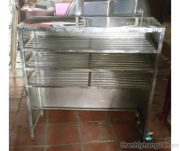 Kệ chến inox thanh lý