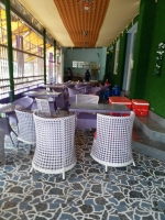 Bàn ghế mây cafe