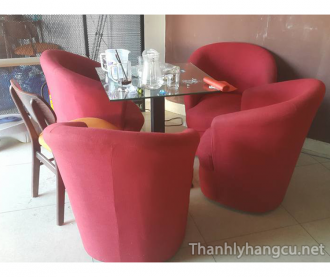 Thanh lý bàn ghế quán cafe 064