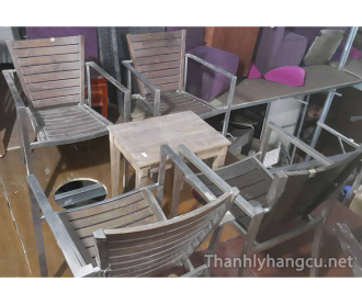 Thanh lý bàn ghế cafe 052